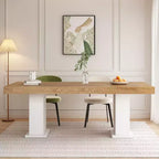 Mesa de comedor/escritorio de oficina de madera multiescena