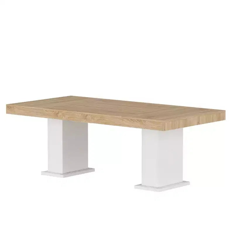 Mesa de comedor/escritorio de oficina de madera multiescena