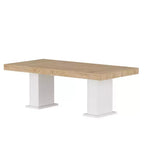 Mesa de comedor/escritorio de oficina de madera multiescena
