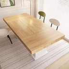 Mesa de comedor/escritorio de oficina de madera multiescena
