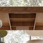 Mesa de comedor/escritorio de oficina de madera multiescena