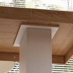 Mesa de comedor/escritorio de oficina de madera multiescena