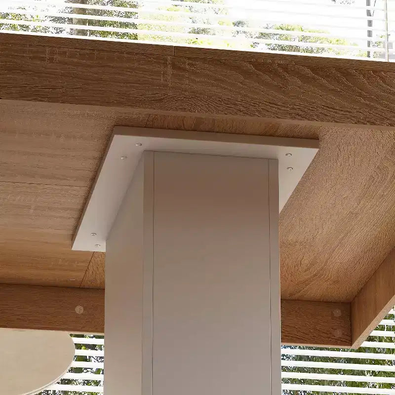 Mesa de comedor/escritorio de oficina de madera multiescena