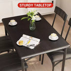 Sillas de comedor de estilo industrial de 4 piezas - Rincón de desayuno para cocina