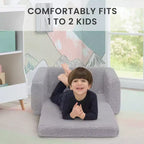 Sillón convertible 2 en 1 para niños de felpa