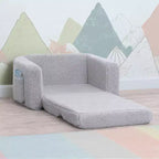 Sillón convertible 2 en 1 para niños de felpa