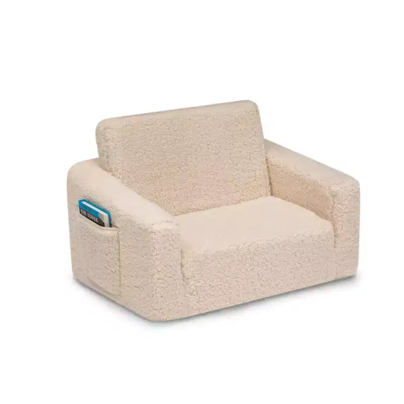 Sillón convertible 2 en 1 para niños de felpa