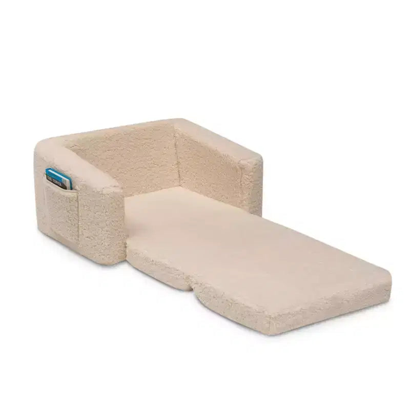 Sillón convertible 2 en 1 para niños de felpa