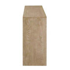Mesa Consola de Madera con Cajones, Mesa de Entrada con Patas Engrosadas, Mesa de Pasillo Minimalista con Almacenamiento