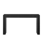 Mesa Consola de Madera con Cajones, Mesa de Entrada con Patas Engrosadas, Mesa de Pasillo Minimalista con Almacenamiento