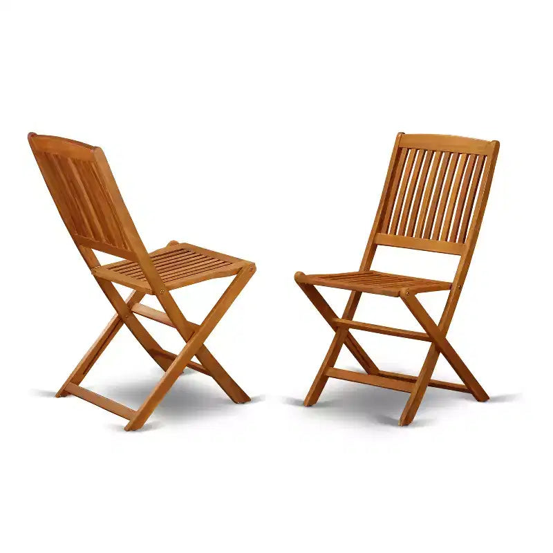 Mesa de comedor de 7 piezas con tapa de madera maciza con acabado de roble natural y 6 sillas
