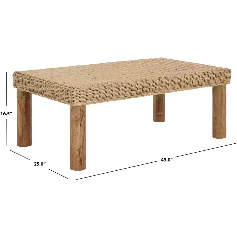 Mesa de Centro Tejida Shazza - COF6517A - Natural