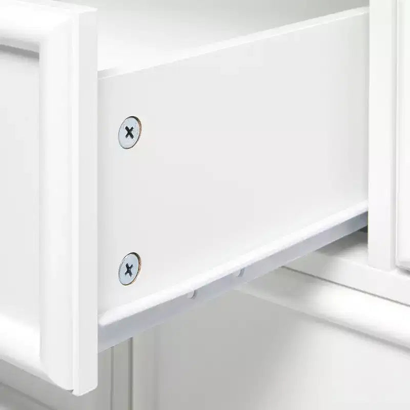 Cómoda de dormitorio, 7 cajones con patas de madera