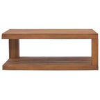 Mesa de centro de madera de teca