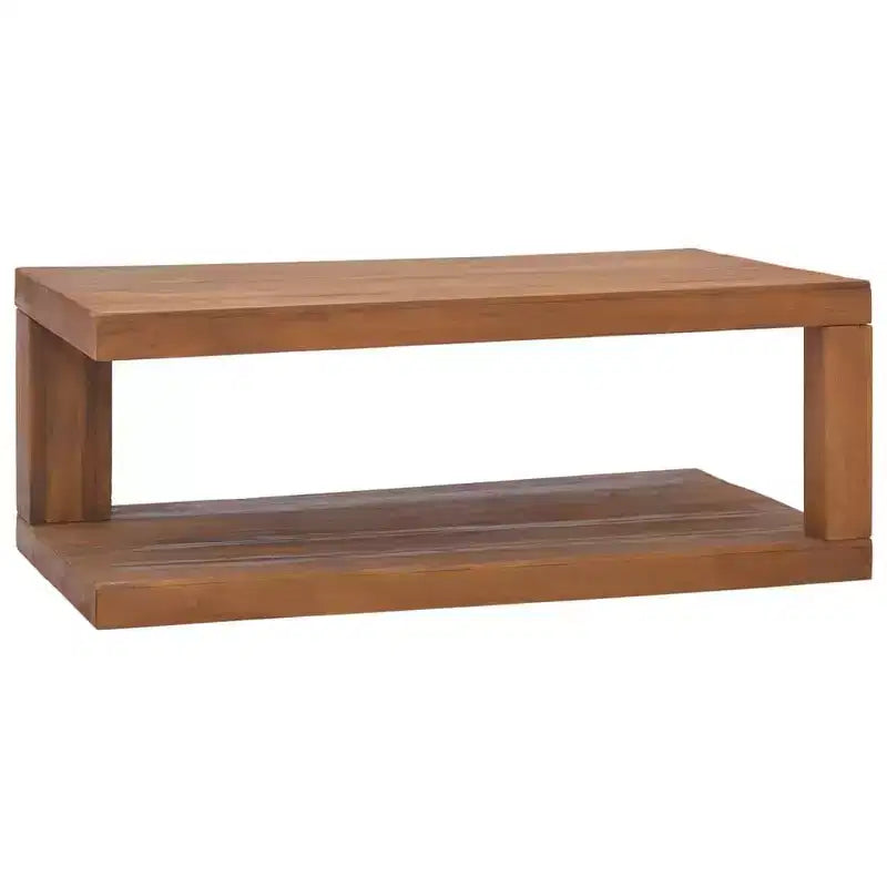 Mesa de centro de madera de teca