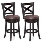 Taburetes de bar giratorios de 26", paquete de 4