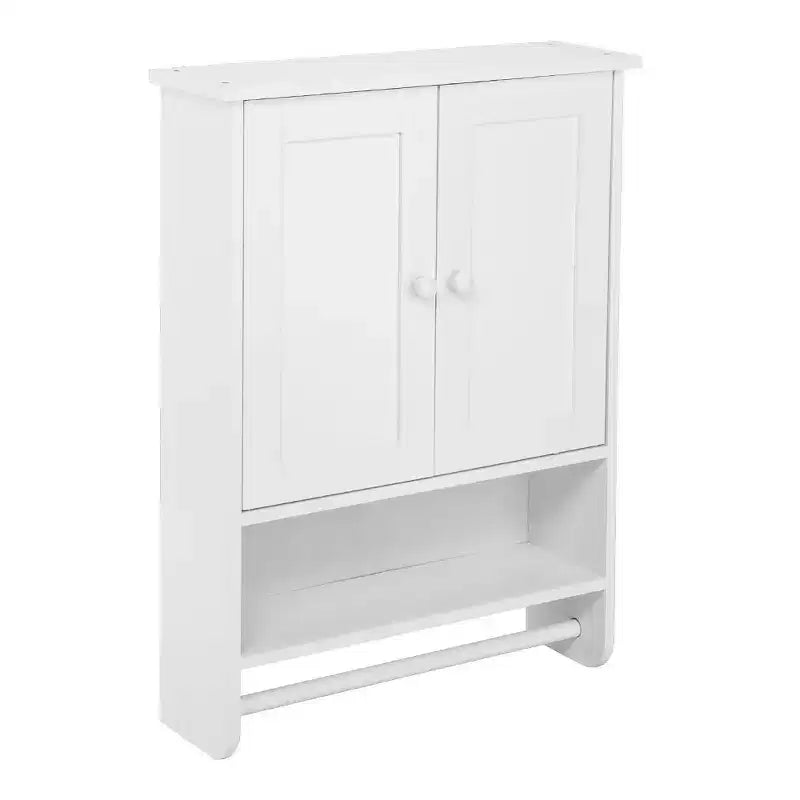Armario de pared con dos puertas Gabinete de almacenamiento para lavadora de pared