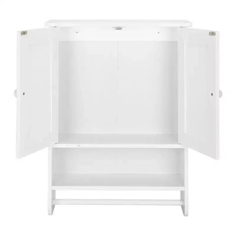 Armario de pared con dos puertas Gabinete de almacenamiento para lavadora de pared