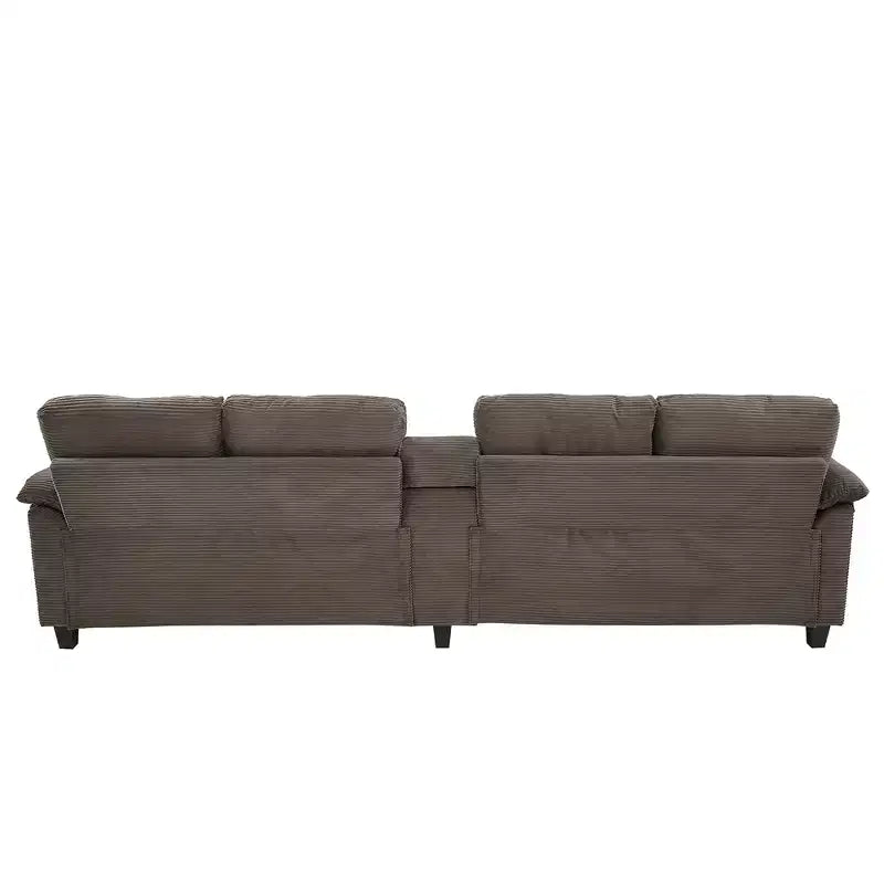 Sofá seccional de 116.9", forma de U moderna