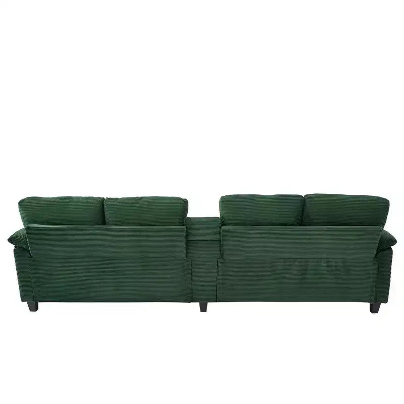 Sofá seccional de 116.9", forma de U moderna