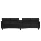 Sofá seccional de 116.9", forma de U moderna