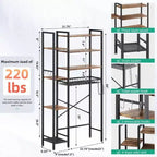 Organizador de baño independiente de 8 niveles sobre el inodoro con estante lateral, cesta de drenaje con estante ajustable, para balcón