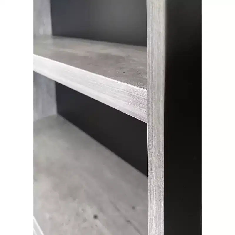 Librería con puertas Mason Modern de madera laminada 78